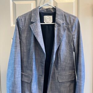 Chambray women’s lightweight blazer